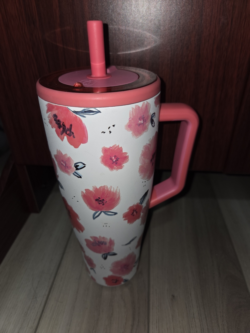 Brumate Pink Floral 40oz Era Tumbler